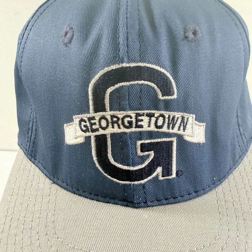 Vintage Georgetown Hoya's Paramount P Embroidered SnapBack Adjustable Hat Cap‎